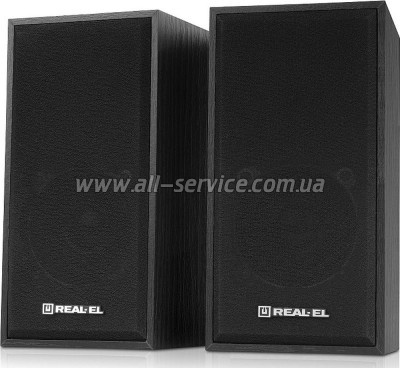   REAL-EL S-202 USB Black (EL121200019)