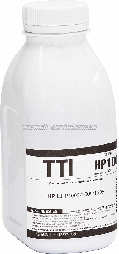  TTI HP LJ P1005/ 1006/ 1505  80 (NB-005-80)