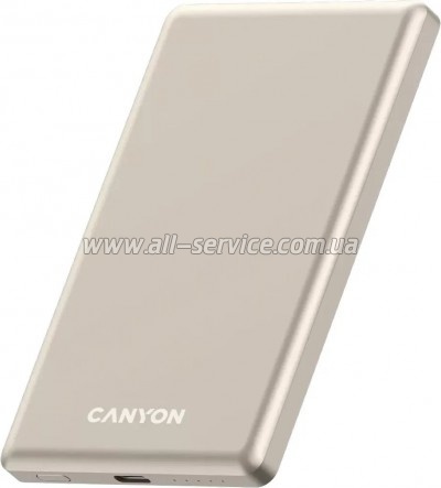 ������� ������������� Canyon 5000mAh OnPower 505 slim Magsafe Beige (CNS-CPB505BE)
