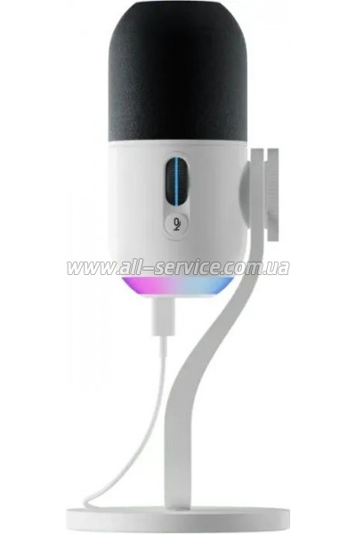  Logitech Yeti GX Dynamic RGB Gaming Mic with Lightsync Off-White (988-000576)