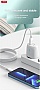 ���� ������ USB-C to USB-C 1.0m 60W braided XO (NBQ236B_White)