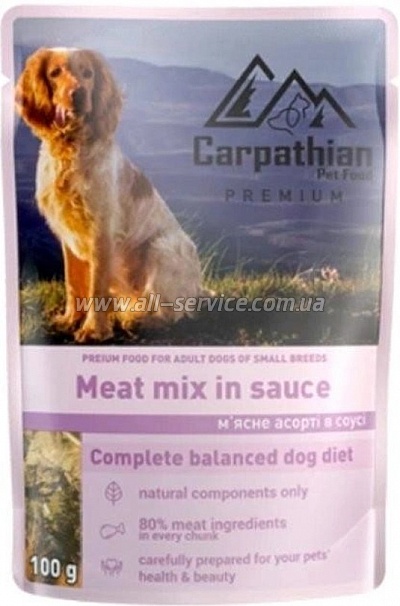     Carpathian Pet Food     100  (4820111141142)
