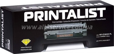  PRINTALIST HP LJ M252/ M277  CF402X Yellow (HP-CF402X-PL)