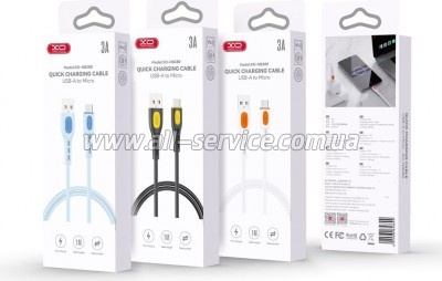 ���� ������ USB 2.0 AM to Micro 5P 1.0m white XO (NB280_M_White)