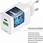 �������� ������� ColorWay USB-C PD20W + 1xUSB QC4.0 white (CW-CHS062PD-WT)