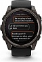 �����-���� Garmin fenix 8 51mm,Saph Solar,CrbnGry Ti/Blk,Blk/PblGryBnd (010-02907-11)