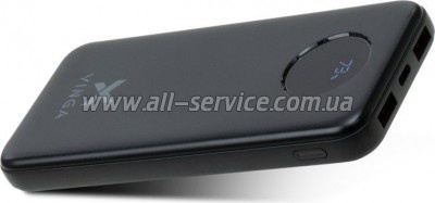   Vinga 10000 mAh 22.5W Display Black (VPBB1022)