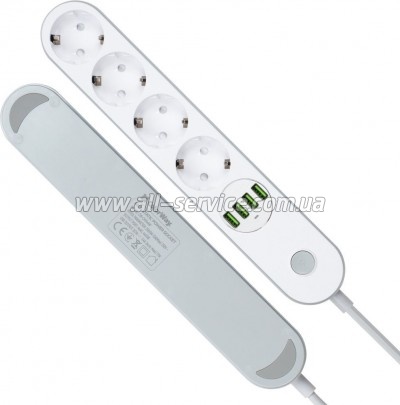 ������� ������ �olorWay 4 �������/ 4USB White 2M (CW-CHE44W)