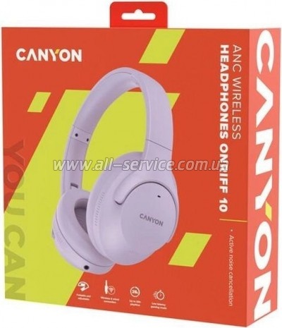 �������� Canyon OnRiff 10 ANC Bluetooth Purple (CNS-CBTHS10PU)