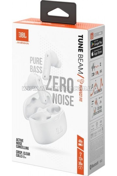  JBL Tune Beam White (JBLTBEAMWHT)