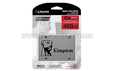 SSD  480GB Kingston UV500 2.5" SATA 3D TLC (SUV500/480G)