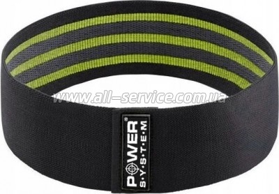  Power System PS-4092 Booty Band LVL 2 Black/Green (4092GN-0)
