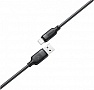 ���� ������ USB 2.0 AM to USB-C 1.2m 3A TPE black Acefast (6974316283812)