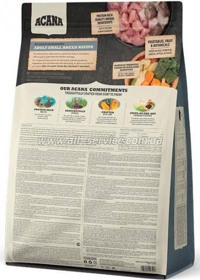     ACANA Adult Small Breed Recipe 2  (0064992523206)