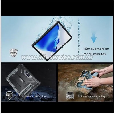  OUKITEL RT7 10.1" 4G TITAN 8/256GB LTE Black-Blue (6931940736282)