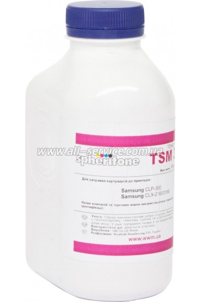Тонер Spheritone Samsung CLP-300/ 600 бутль 45г Magenta (TB92M) Тонер Spheritone Samsung CLP-300/ 600 бутль 45г Magenta (TB92M)