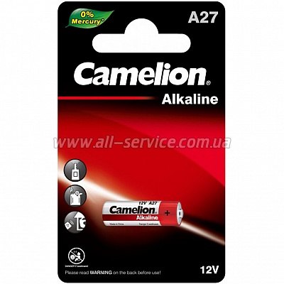  A27 / LR27 Alkaline * 1 Camelion (A27-BP1)