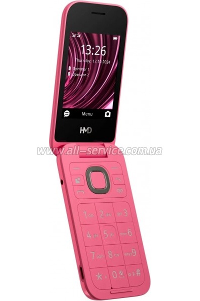   HMD 2660 4G Flip DS Red