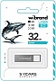  Wibrand 32GB Shark Silver USB 2.0 (WI2.0/SH32U4S)