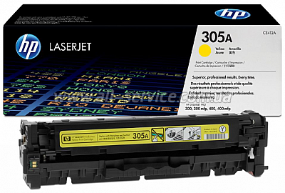  305A HP LaserJet Pro M351a/ M375nw/ M451dn/ M451dw/ M451nw/ M475dn/ M475dw yellow (CE412A)