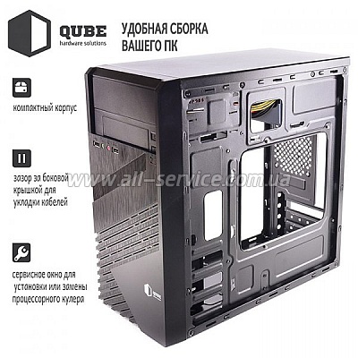 ������ QUBE QB05M 400W Black (QB05M_MN4U3)