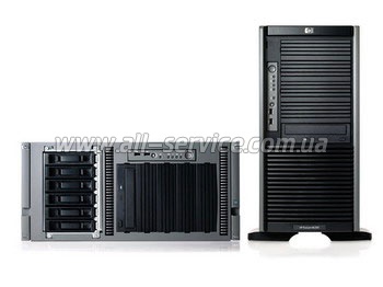  HP ML350G5 5420 QC 2.50/ 1333-12Mb/ 1P 1GB RAID E200/ 64Mb SAS LFF Twr (458239-421)