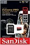   SanDisk 512 GB microSDXC UHS-I U3 Extreme Pro+SD Adapter (SDSQXCD-512G-GN6MA)