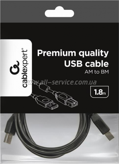 ������ ��� �������� Cablexpert USB 2.0 AM/ BM 1.8� (CCF-USB2-AMBM-6)