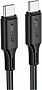 ���� ������ USB-C to USB-C 1.2m 3A 60W silicone black Acefast (6974316284161)