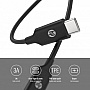 ���� ������ USB-C to USB-C 1.0m USB 3.1 PD 3A 60W HP (HP_DHC-TC107-1M)