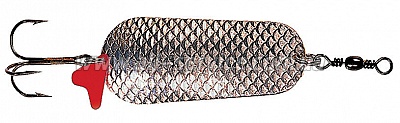 Блесна-колебалка DAM Scales 30гр 6,5см (серебро/серебро с красной полоской) (5020030) Блесна-колебалка DAM Scales 30гр 6,5см (серебро/серебро с красной полоской) (5020030)