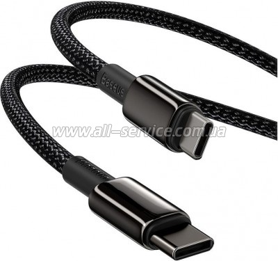 ���� ������ USB-C to USB-C 2.0m 100W black Baseus (CATWJ-A01)