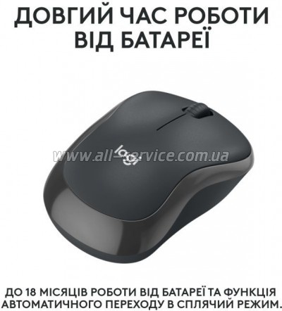  Logitech M240 Silent Bluetooth Graphite (910-007119)