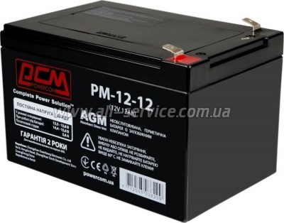    Powercom 12 12Ah (PM-12-12)