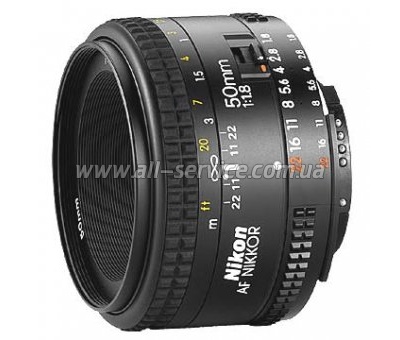  Nikon 50mm f/ 1.8D AF NIKKOR (JAA013DA)
