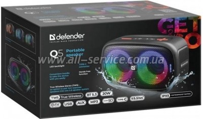   Defender Q5 Black (65305)
