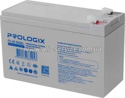    Prologix 12V-9Ah GEL (PL12-9GEL)