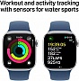- Apple Watch Series 10 GPS 42mm Silver Aluminium Case with Denim Sport Band - M/L (MWWC3QH/A)