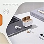 �������� Canyon Hexagon 7 TWS ANC+ENC Wireless Charge White/Beige (CNS-TWS7WB)