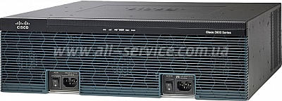 Маршрутизатор Cisco 3925 Sec Bundle w/ SEC lic PAK (CISCO3925-SEC/K9) Маршрутизатор Cisco 3925 Sec Bundle w/ SEC lic PAK (CISCO3925-SEC/K9)