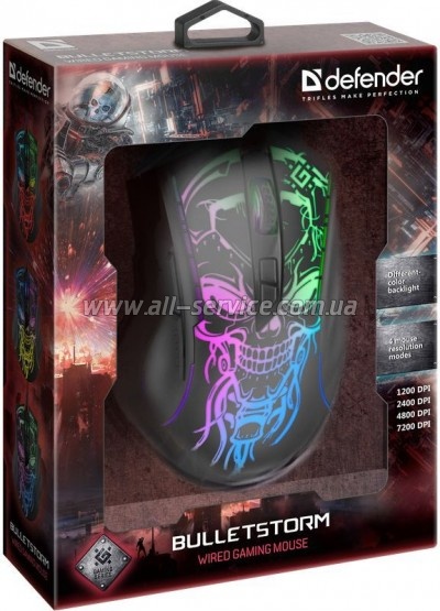  Defender Bulletstorm GM-928 USB Black (52928)