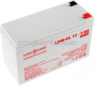 �������������� ������� LogicPower LPM-GL 12V 7Ah (6560)