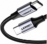 Дата кабель USB-C to USB-C 1.0m US261 3A Gray / Black Ugreen (50150) Дата кабель USB-C to USB-C 1.0m US261 3A Gray / Black Ugreen (50150)