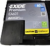 Аккумулятор автомобильный EXIDE PREMIUM 60A (EA601) Аккумулятор автомобильный EXIDE PREMIUM 60A (EA601)