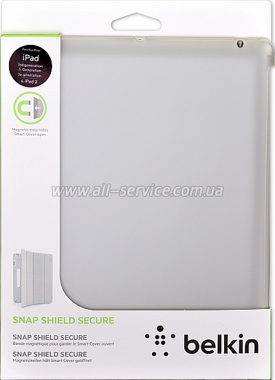  Belkin iPad 3Gen Snap Shield Secure (Clear/ ) (F8N745cwC01)