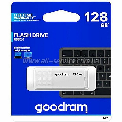  128GB GoodRam UME2 White (UME2-1280W0R11)