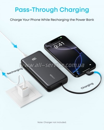 ������� ������������� Anker 20000mAh PD 22.5W Black (A110EH11)