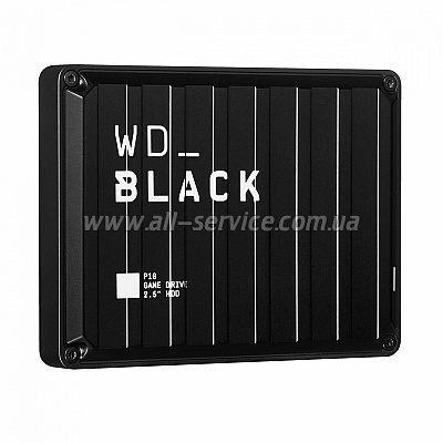 WD 2.5" USB 3.1 4TB WD_BLACK P10 Game Drive (WDBA3A0040BBK-WESN)