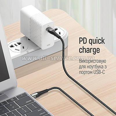   ColorWay USB-C to USB-C 2.0m PD Fast Charging 65W 3A grey (CW-CBPDCC039-GR)