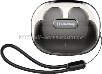 �������� ColorWay Slim TWS-2 Earbuds Black (CW-TWS2BK)